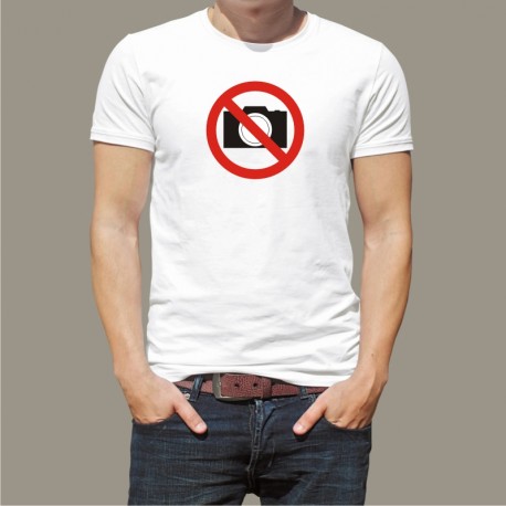 Koszulka męska - Zakaz fotografowania