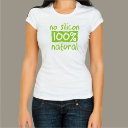 Koszulka - No silicon, 100% natural