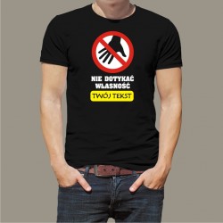 Koszulka damska - Nie dotykać, własność...
