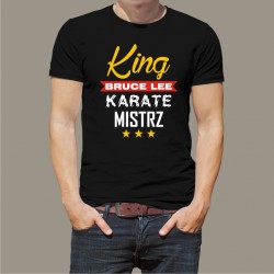 Koszulka Męska - King Bruce Lee karate mistrz