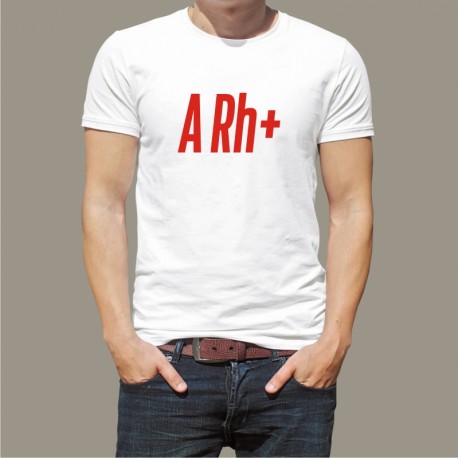 Koszulka Męska - Grupa Krwi A Rh+