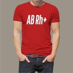 Koszulka Męska - Grupa Krwi AB Rh+